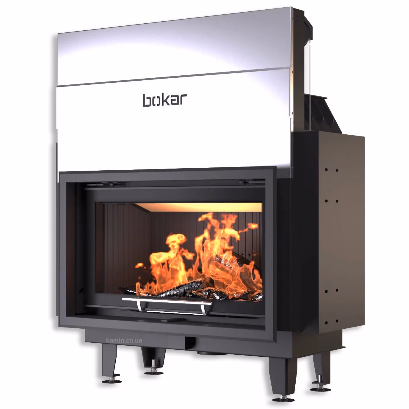 Камінна топка BOKAR 9050G (19,1 kW ) black ceramatex