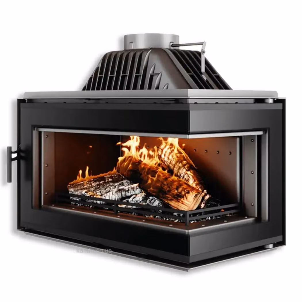 Камінна топка KAWMET W16 PB Black (13.5 kW) ECO