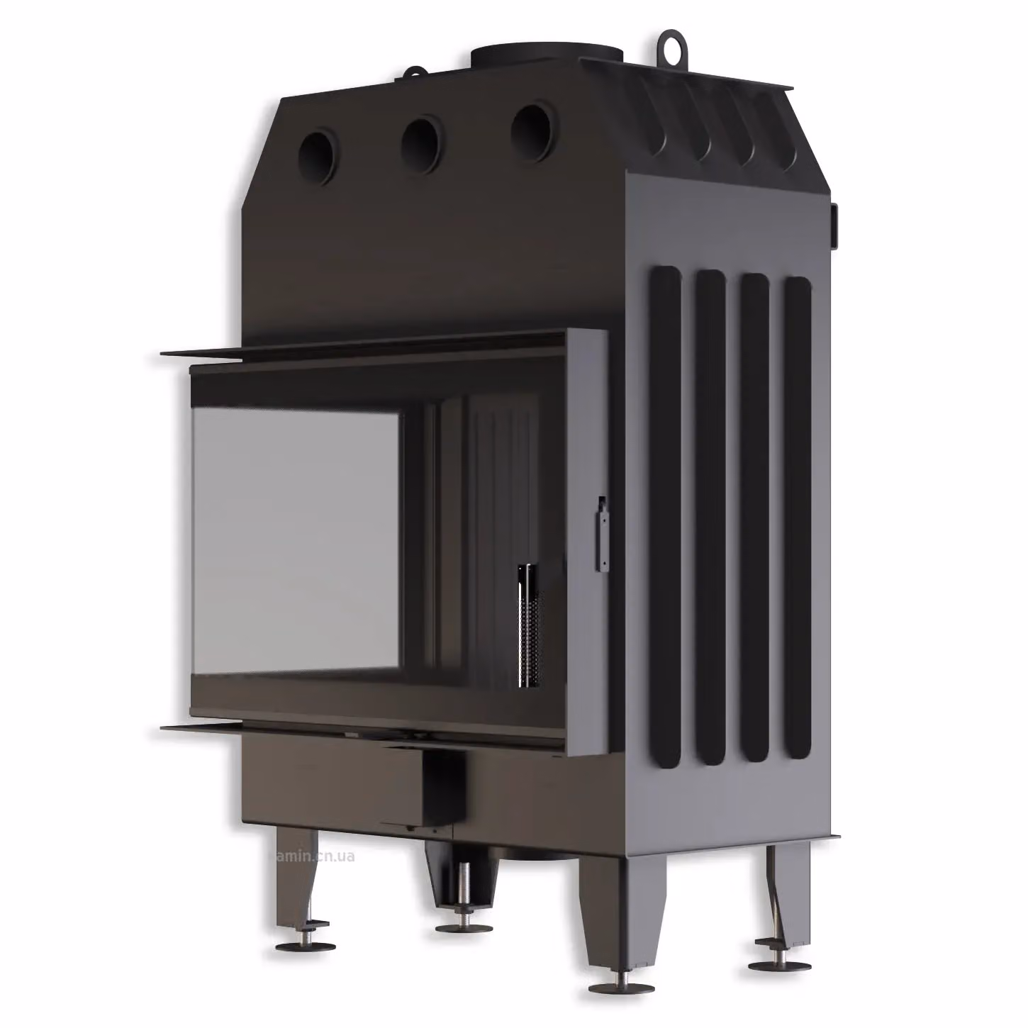 Камінна топка BOKAR 755047 L (15,2 kW ) black ceramatex
