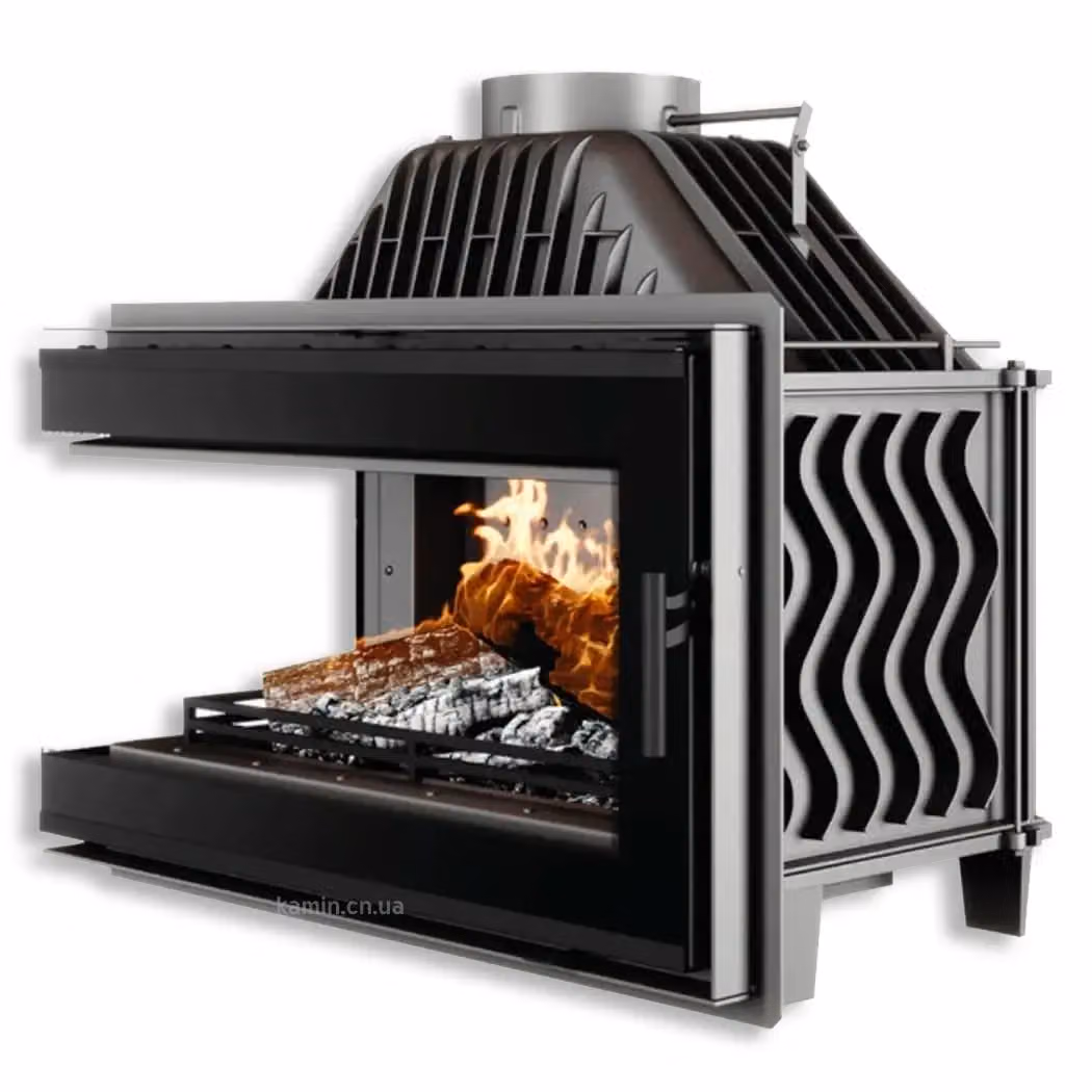 Камінна топка KAWMET W16 LB Black (13.5 kW) ECO