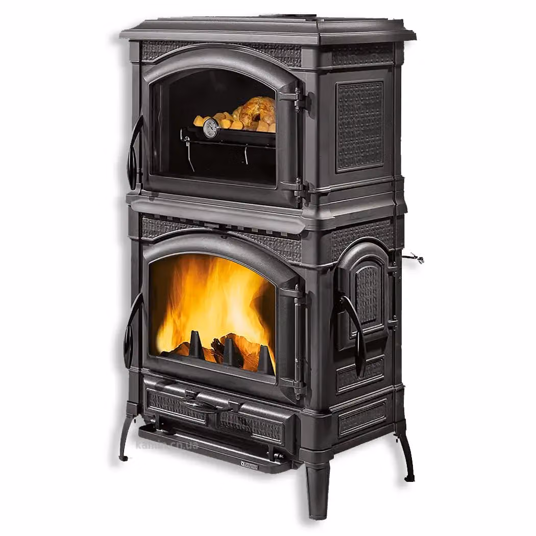 Чавунна варильно опалювальна піч Nordica ISOTTA FORNO EVO з духовкою