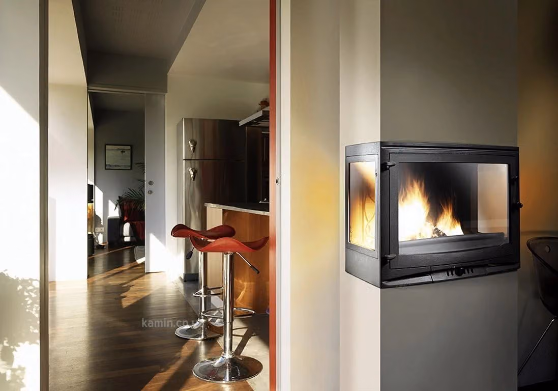 Камінна топка Uniflam 700 SELENIC ECO з шибером тристороння