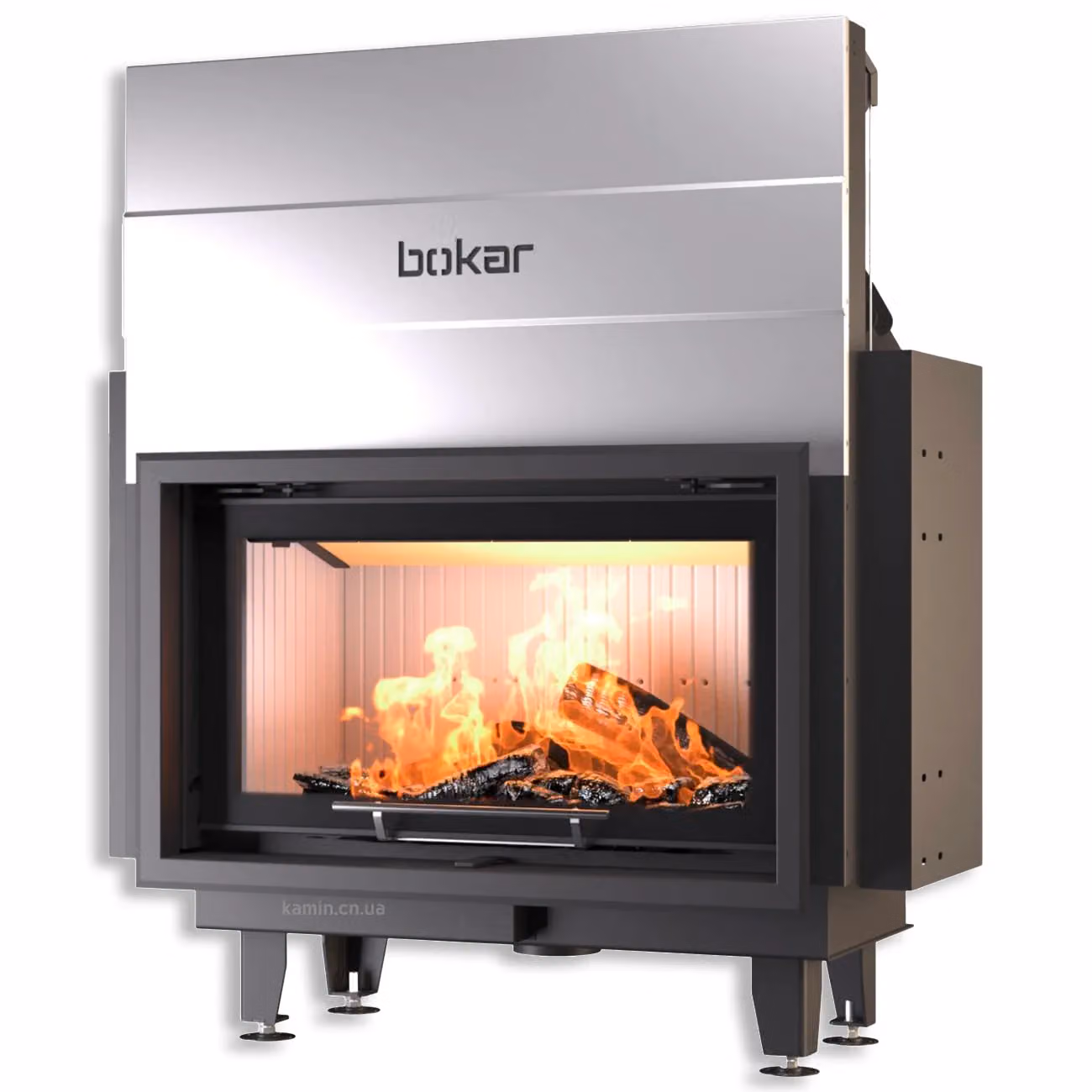 Камінна топка BOKAR 9050G (19,1 kW ) white ceramatex