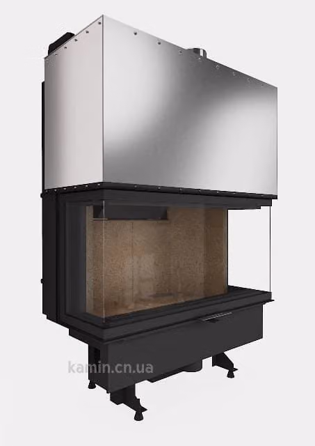 Тристоронній камін Pi Minimal 100