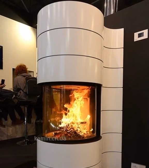 Камінна топка Spartherm Magic камін з круглим склом