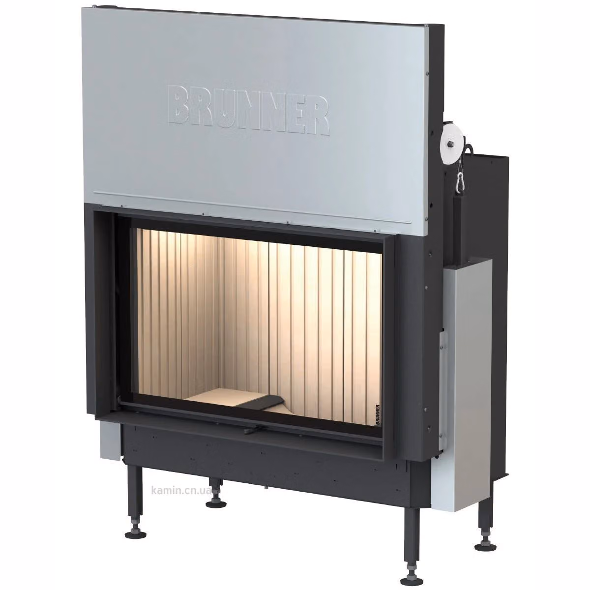BKH 5.0 flat 50-82 ST Камін прямий з розсувними дверцятами
