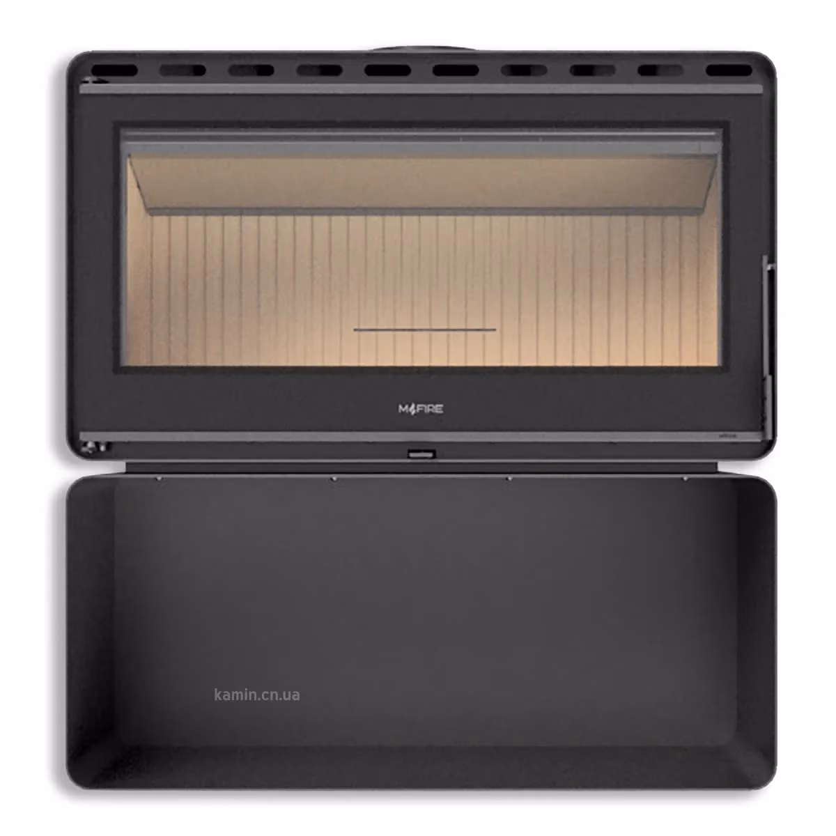Піч сталева M-Fire Rodos з дровником ( 15 kW)