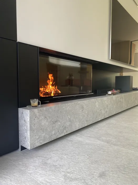 Brunner Architektur-Kamin Eck 53/121/50