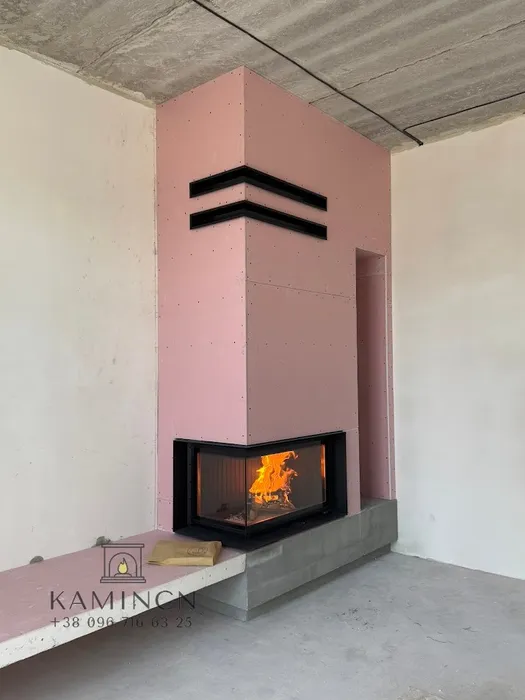 Повітряна камінна топка Gavryliv&Sons 90x51x54 гільйотина