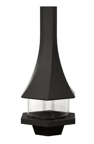 Центральний камін Bordelet EOLIA 907 зі склом