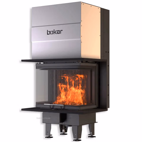 Камінна топка BOKAR PSG 60 (8,3 kW ) black ceramatex
