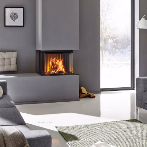 Камінна топка Spartherm Premium A-3RL-60h тристоронній камін