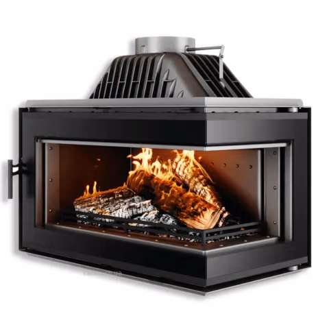 Камінна топка KAWMET W16 PB Black (13.5 kW) ECO
