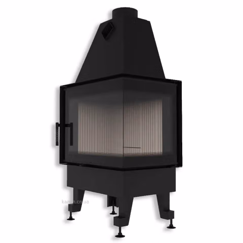 Камінна топка M-FIRE 60 кутова права (14kW)