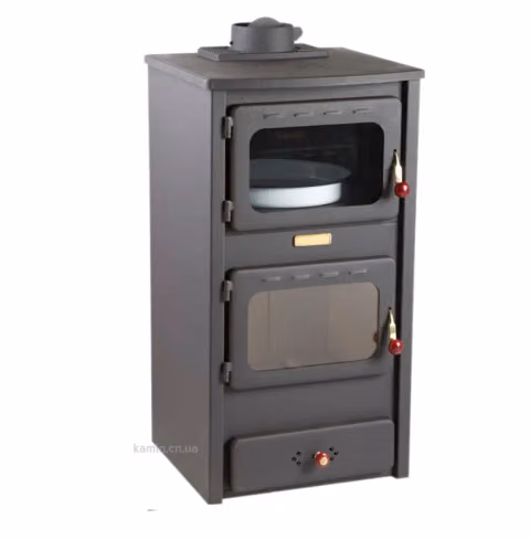 Піч камін з духовкою Line Stoves LS140 cif