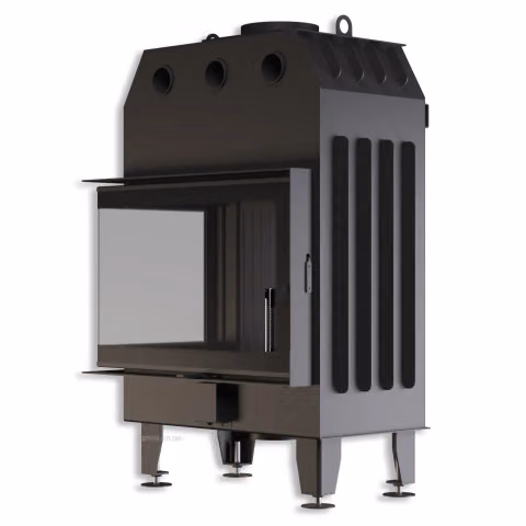Камінна топка BOKAR 755047 L (15,2 kW ) black ceramatex