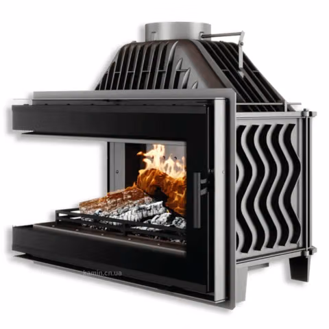 Камінна топка KAWMET W16 LB Black (13.5 kW) ECO