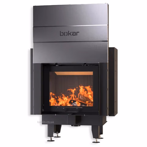 Камінна топка BOKAR 6050G (14,4 kW ) black ceramatex