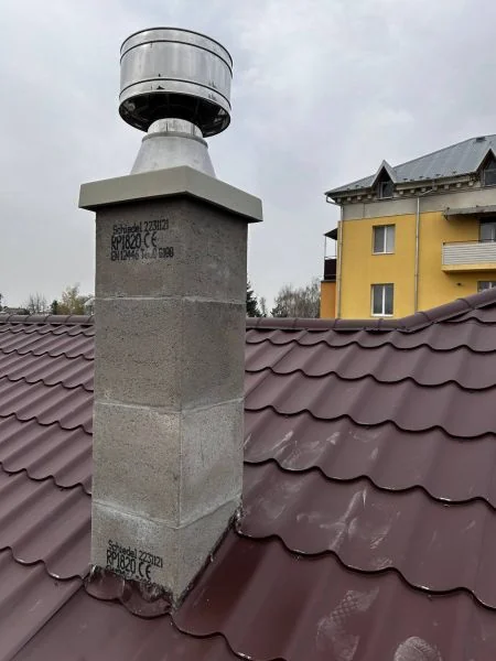 Монтаж керамічного димоходу