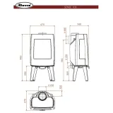 Чавунна піч Dovre SENSE 103 — фото 5