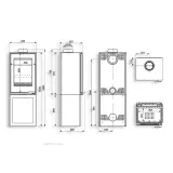 Піч камін KAWMET VENUS S16 L-Box Decor ECO — фото 10