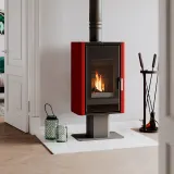 Сталева піч BOKAR Aston FD 4380 ( 9,0 кВт ) black ceramatex — фото 15