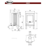 Чавунна піч Dovre ASTRO 2/L — фото 10