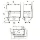 Камін DEFRO HOME RIVA ME BL G SHORT — фото 2