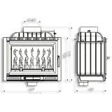 Камінна топка KAWMET W13A (11.5 kW) EСO — фото 4
