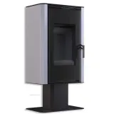 Сталева піч BOKAR Aston FD 4380 ( 9,0 кВт ) black ceramatex — фото 9