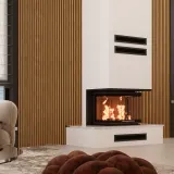 Камінна топка BOKAR PSG 60 (8,3 kW ) white ceramatex — фото 10
