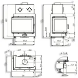 Повітряна камінна топка Gavryliv&Sons 72x48x52 кутова — фото 4
