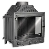 Камінна топка KAWMET W4 PB (14.5 kW) праве бокове скло — фото 5