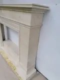 Портал камінний Мадрид з натурального мармуру з фартухом — фото 13