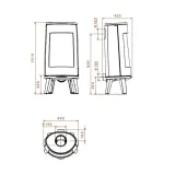 Чавунна піч Dovre BOLD 300 — фото 4