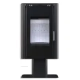 Сталева піч BOKAR Aston FD 4380 ( 9,0 кВт ) white ceramatex — фото 9