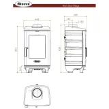 Чавунна піч Dovre BRUT 100 — фото 13