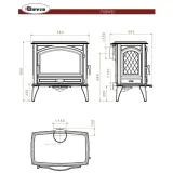 Чавунна піч DOVRE 760 WD — фото 12