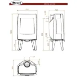 Чавунна піч Dovre SENSE 303 — фото 10