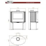 Чавунна піч Dovre BOW/WB — фото 12