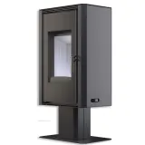 Сталева піч BOKAR Aston FD 4380 ( 9,0 кВт ) white ceramatex — фото 2