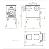 Чавунна піч Dovre 100CBS — фото 14