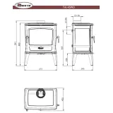 Чавунна піч Dovre TAI 45 WD — фото 20