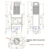BKH 5.0 Tunnel 42-66 DT-DT камін тунельний з боковим відкриттям — фото 9