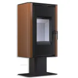 Сталева піч BOKAR Aston FD 4380 ( 9,0 кВт ) white ceramatex — фото 11