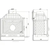 Камінна топка KAWMET W2 (14.4 kW) — фото 4