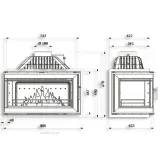 Камінна топка Kawmet W16 LB (13,5 kW) ECO — фото 8