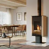 Сталева піч BOKAR Aston FD 4380 ( 9,0 кВт ) black ceramatex — фото 16