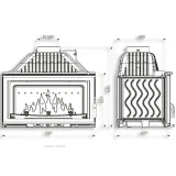 Камінна топка KAWMET W16 (13.5 kW) ECO — фото 8