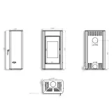 Сталева піч BOKAR Aston ST 4380 ( 9,0 кВт ) black ceramatex — фото 12
